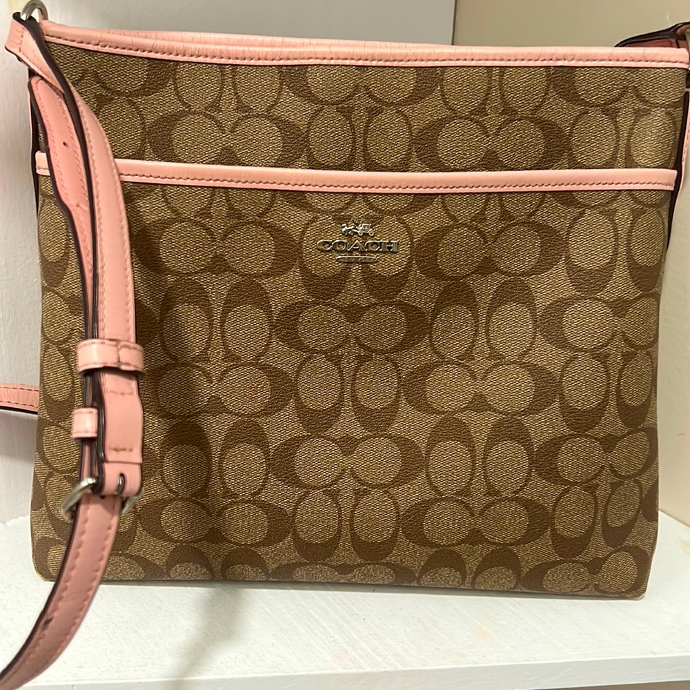 Authentic Coach Large Cross Body